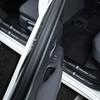 1/4/5Pcs Car Door Sill Scuff Plate Decor Carbon Fiber Stickers For Volkswagen VW Golf Polo Passat Tiguan Touareg Magotan Touran