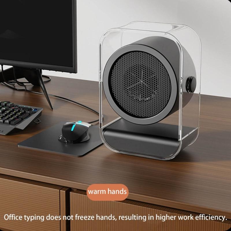 Small Electric Heaters Fast Warming up Low Noise Operation Automatic Shutoff Safety Feature for Bedroom Indoor Heating