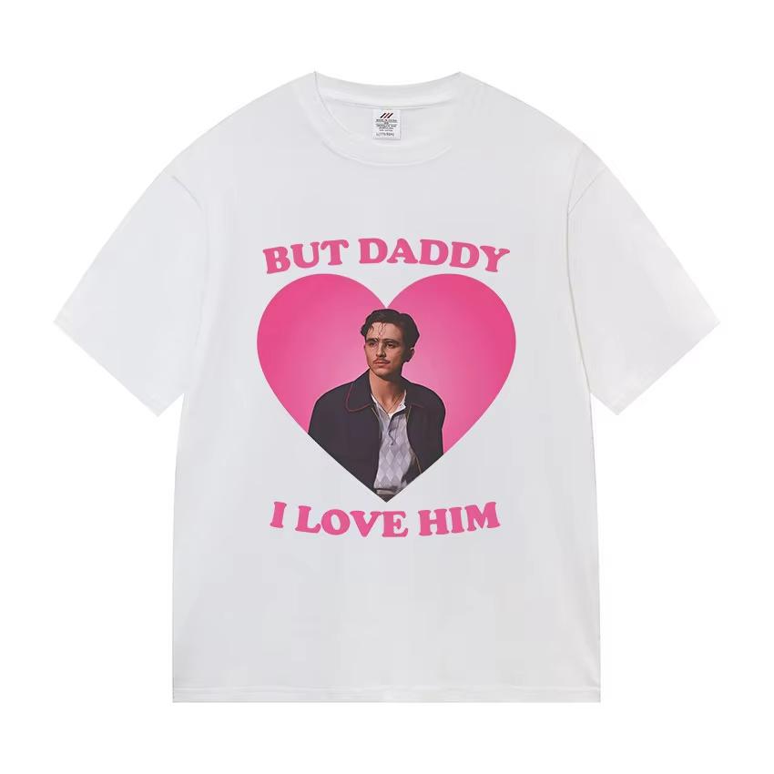 Ti Amo Lui Timothée Chalamet Magliette Grafiche Unisex Vintage Alta Qualità Moda T-shirt Abbigliamento Estivo Cotone Oversize T-shirt