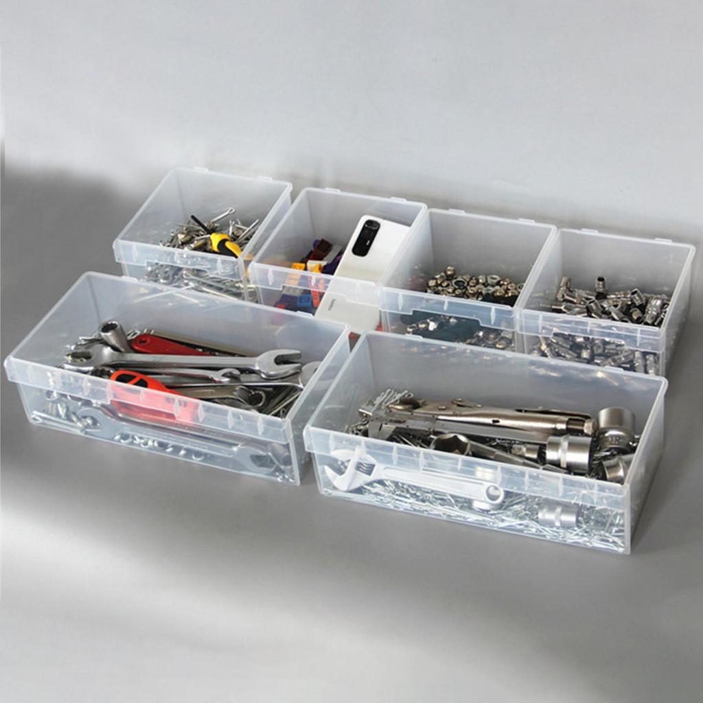 Drawer Organizer Storage Tool Box Bathroom Container Garage for Bolts Screws Parts