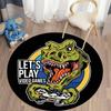 Gamepad Round Carpet for Living Room Mat for Children Carpet Floor Rug Bath Mat Bedroom Carpet for Children's Room Doormat