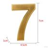 - 0-9 Door Numbers House Address Number Sign