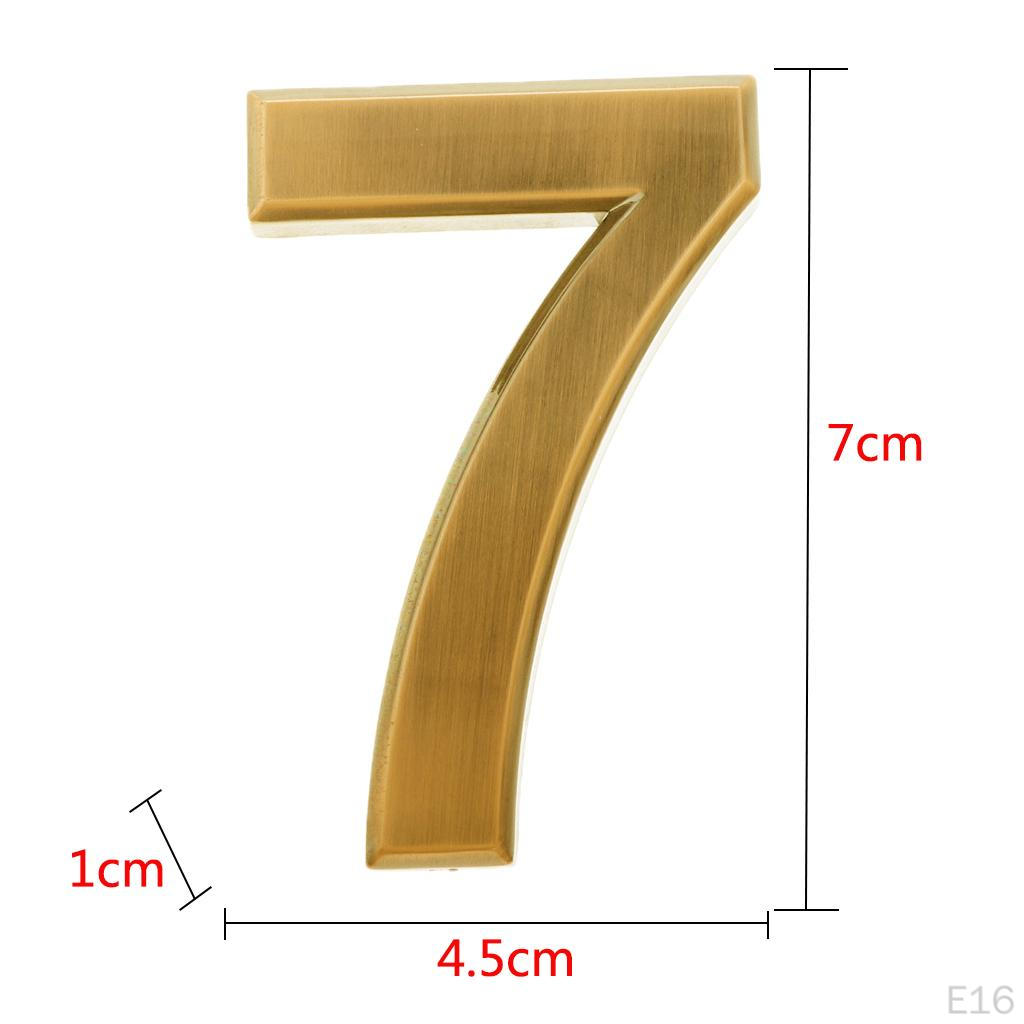 - 0-9 Door Numbers House Address Number Sign