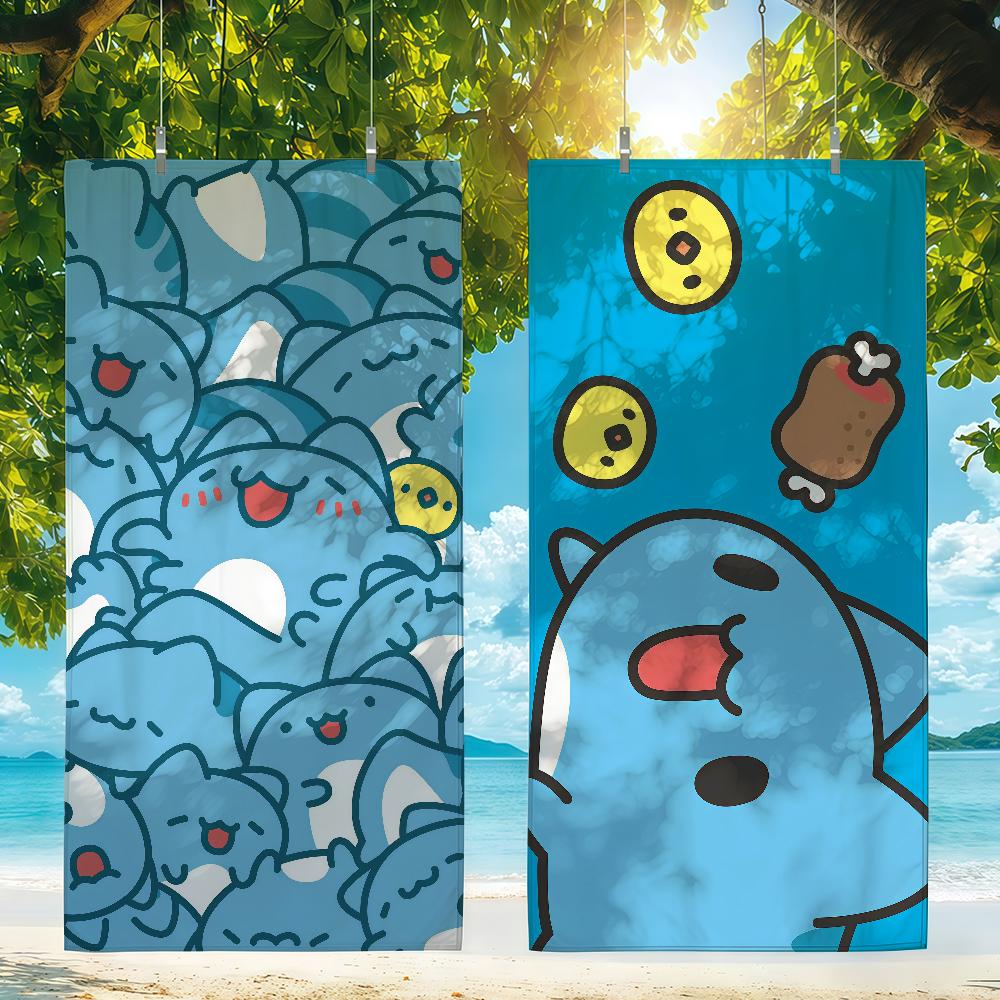 B-Bugcat CapooS Cartoon Towel Quick Drying Beach Towels Are Suitable For Swimming Pools Camping Yoga And The Gym