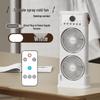 Six/Five-hole Desktop Cold Air Fan & Humidifier with Remote Control for Office/Dorm.