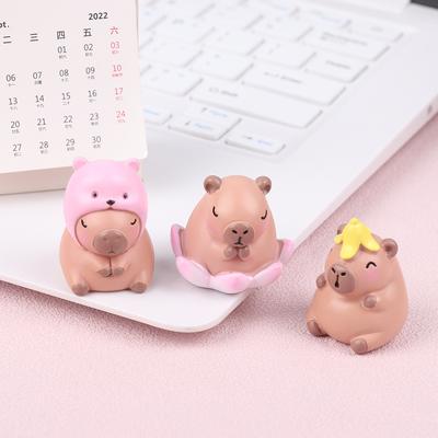 1Pc Cute Anime Capybara Blind Box Simulation Animal Cartoon Figure Toys Doll Children Girls Birthday Christmas Gift