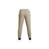 Under Armour Unstoppable Knitted Sweatpants Men's Khaki Gray Moderate Cuffed Pants 1352027-037
