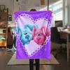 1 Manta de Franela con Estampado de Blue's Clues, Alta Calidad para Todas las Estaciones, Decoración del Hogar, Calidez y Comodidad, Perfecta para Regalos de Navidad