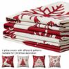 2025 Christmas Pillow Covers Christmas Decorations Throw Pillow Covers Set Of 4 Throw Pillow Cases With Holiday Decor Sofa