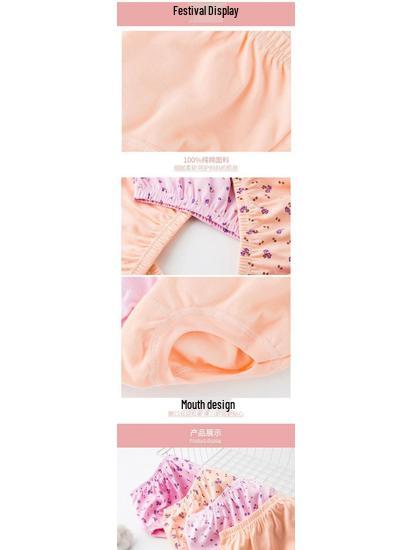 Women's Plus Size High-Waisted Cotton Briefs for Middle-Aged & Elderly