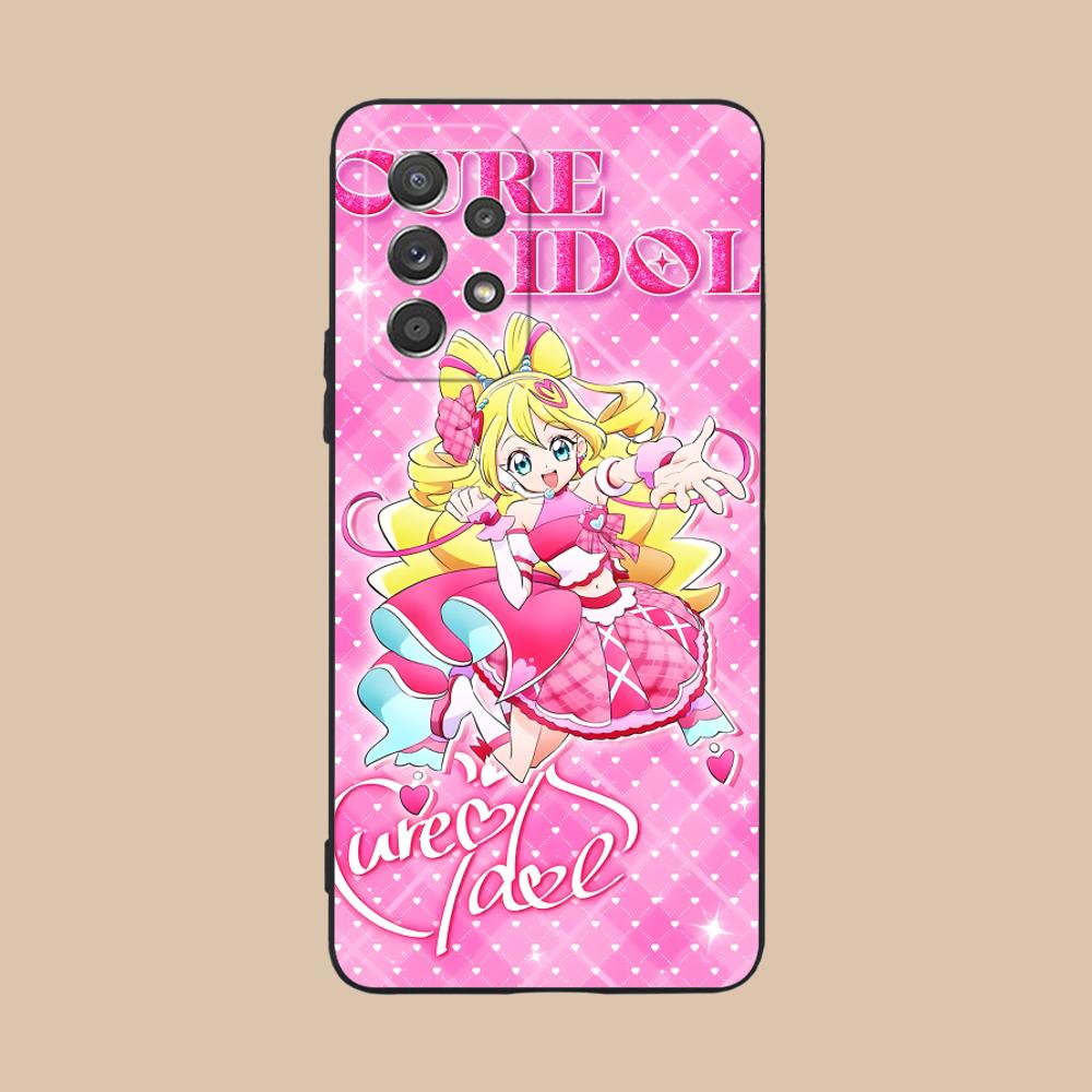 Sakura Uta Cure Idol Matte TPU Mobile Phone Case for Samsung Galaxy A56 55 54 53 52 51 36 35 34 23 16 15 5G Colorful Cover