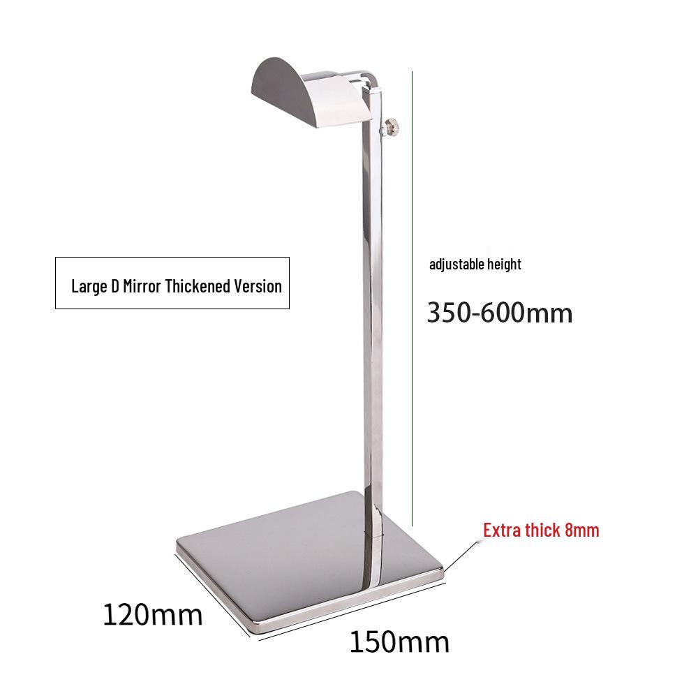 Adjustable Stainless Steel Handbag Display Stand with Gas Spring