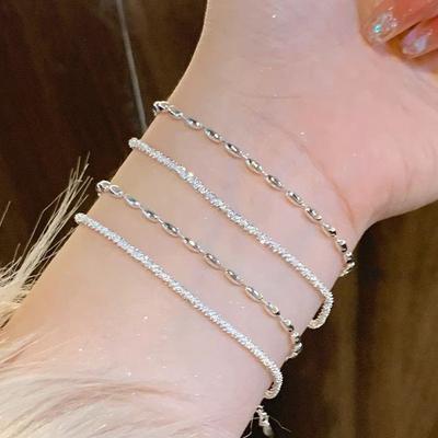 Sparkling Double-layer Bean Bracelet Female Gypsy Star Simple Japanese and Korean Version Temperament New Hand Jewelry