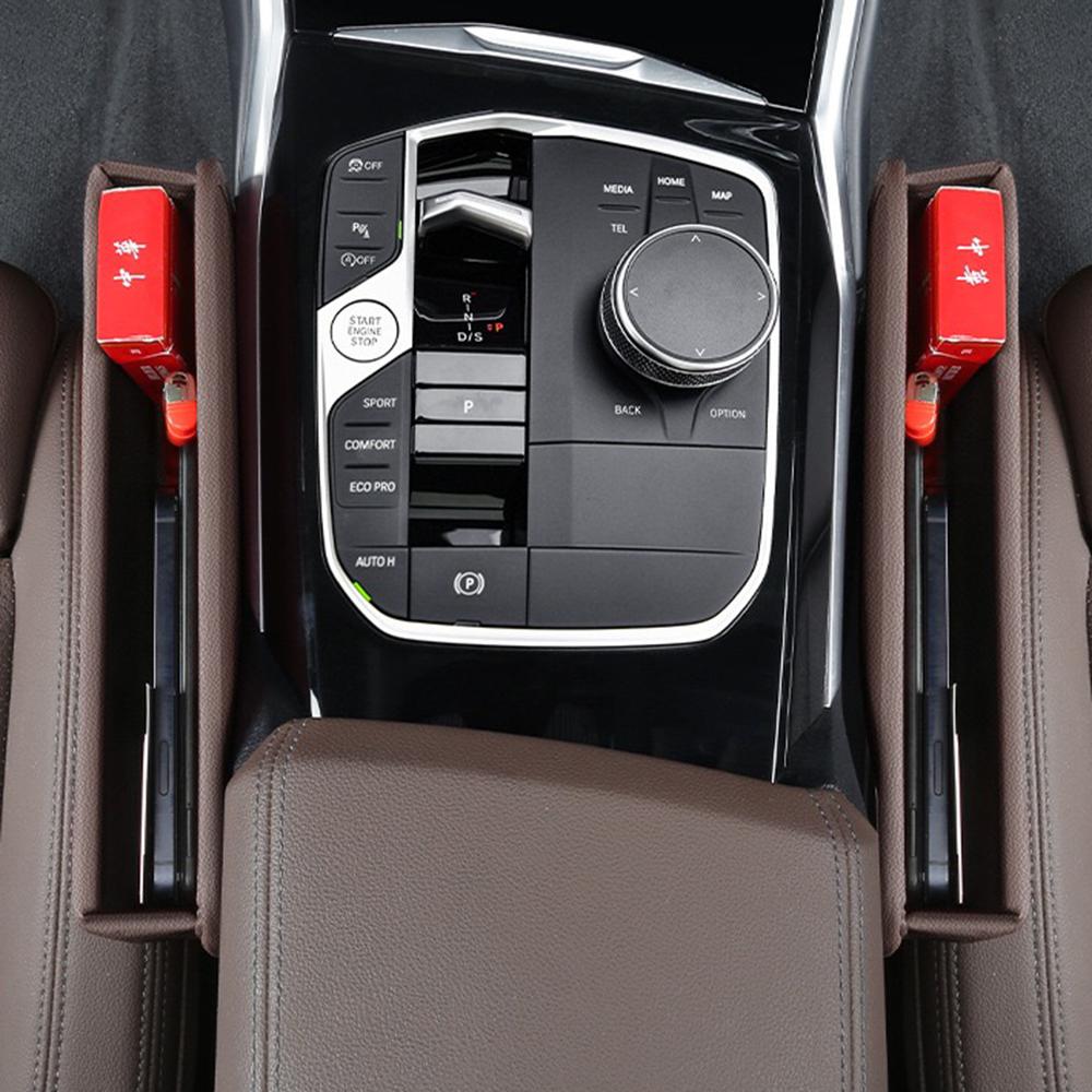 Para Nissan Patrol Y60 Y61 Y62 Caixa de Armazenamento para Vão do Banco do Carro Suporte Portátil para Telefone Bolso com Carregador USB Duplo Orifício para Cabo Acessórios