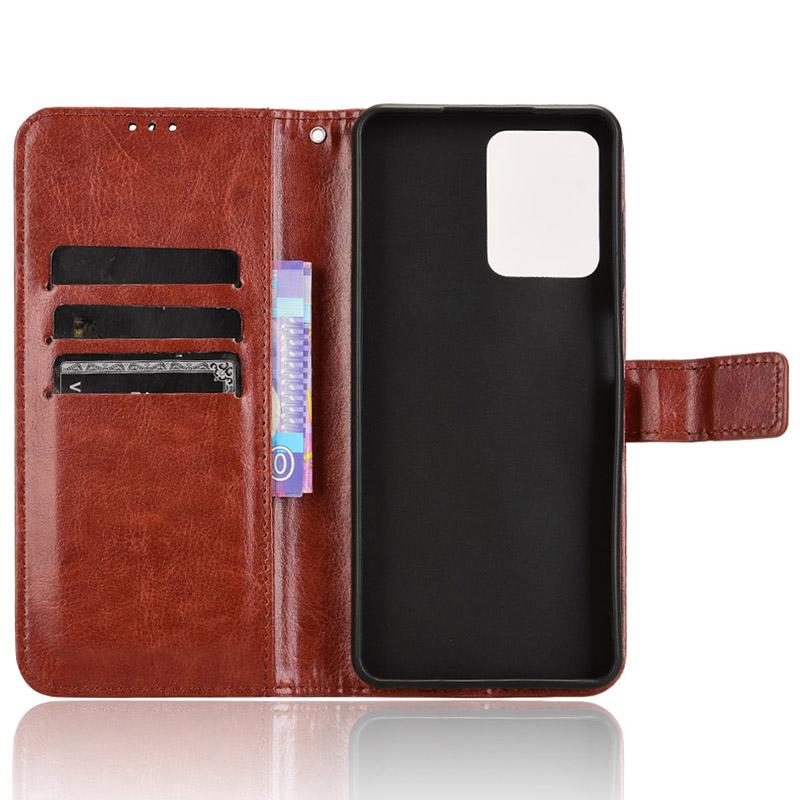 For HMD Pulse/Pulse Pro/Pulse+ Leather Phone Case Wallet Crazy Horse Texture