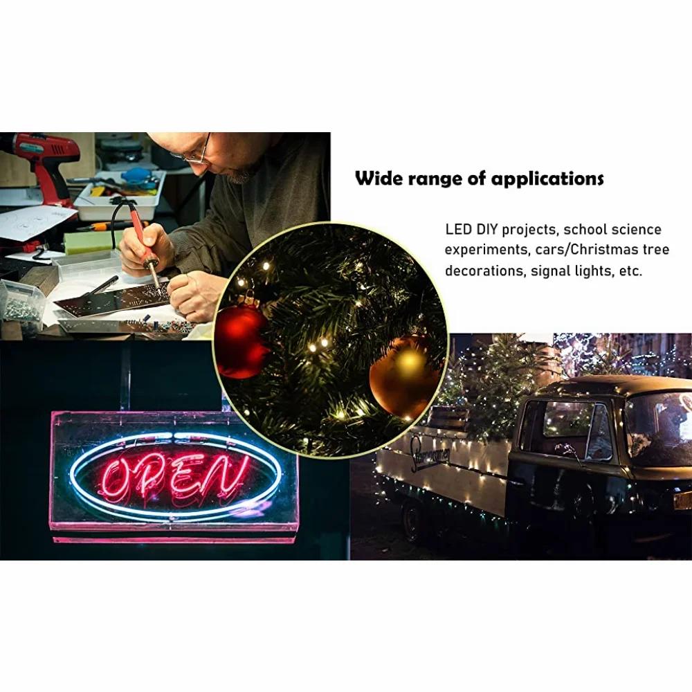 100 bucăți 5mm diodă LED colorată RGB roșu/verde/albastru catod comun/anod transparent evidențiază diodă de lumină colorată kit DIY