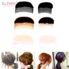 1/2/3/8Pc Black Bump It Up Volume Reusable Hair Fluffy Sponge Hair Base Styling Insert Tool Hair Puff Sponge Clip Hair Bun Maker