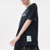 FILA Fusion x Jeremyville Collaboration Streetwear Skateboard Print Loose Fit Short Sleeve T-Shirt Unisex tops Deep-Black T11U139103FBK