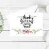 30pcs Flower Color Thank You For Your Order Card For Small Shop Mailer Bags Gift Decoration Card For Small Business