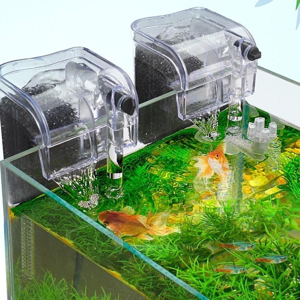 Water Purification Aquarium Filter EU/US Plug Hang-On-Back Filter Fish Tank Filter  Freshwater Pond