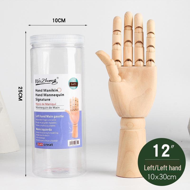 12-Inch Flexible Wooden Mannequin Model for Art Drawing
