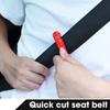 2in1 Car Safety Hammer  Window Breaker Solid Mini Safety Hammer with Seat Belt Cutter Portable Emergent Rescue Escape Tools 1PC