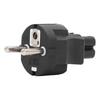 4Pcs 2 Prong  To IEC320 C7 Power Adapter 4.8mm  To IEC320 C7 Power Adapter
