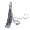 Fashion 14 Colors Long Fringe Silk Tassel Necklace Women Glass Bead Crystal Pendant Necklaces Statement Vintage Bohemian Jewelry