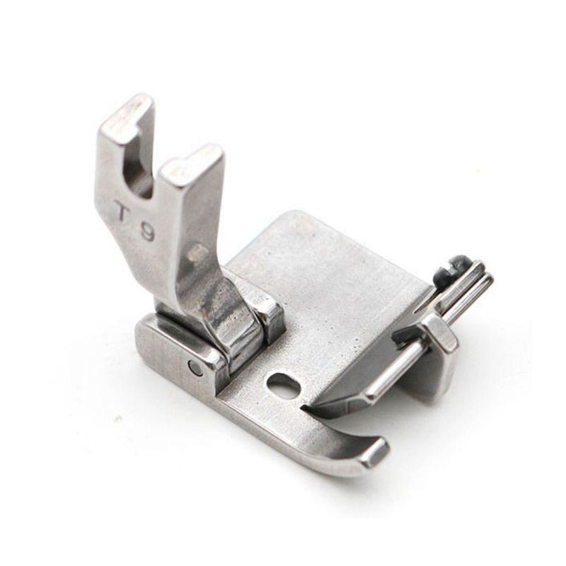 ABWR-2 PCS T9 Universal Presser Foot Silver Steel Hemming 3-In-1 Multifunctional Sewing Machine Presser Foot