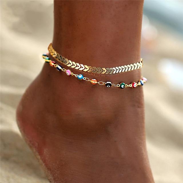 Gold Ankle Bracelet For Big Ankles Extra Large Anklets For Women