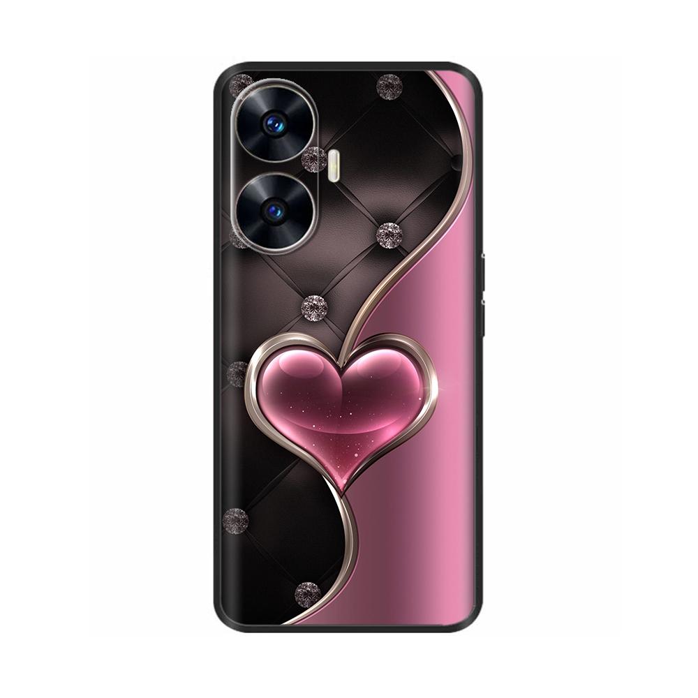 Θήκη Κινητού Για Realme C55 Μόδα Μαλακή Υγρή Σιλικόνη Πλήρης Προστασία Πίσω Κάλυμμα Για Realme Narzo N55 Θήκη C 55 RMX3710 Fundas