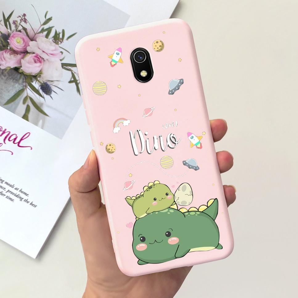 Cover For Xiaomi Redmi 8A Case Cartoon Dinosaur Astronaut Soft Silicone Cover For Xiaomi Redmi8A 8 A 8a 6.22" Phone Case Fundas
