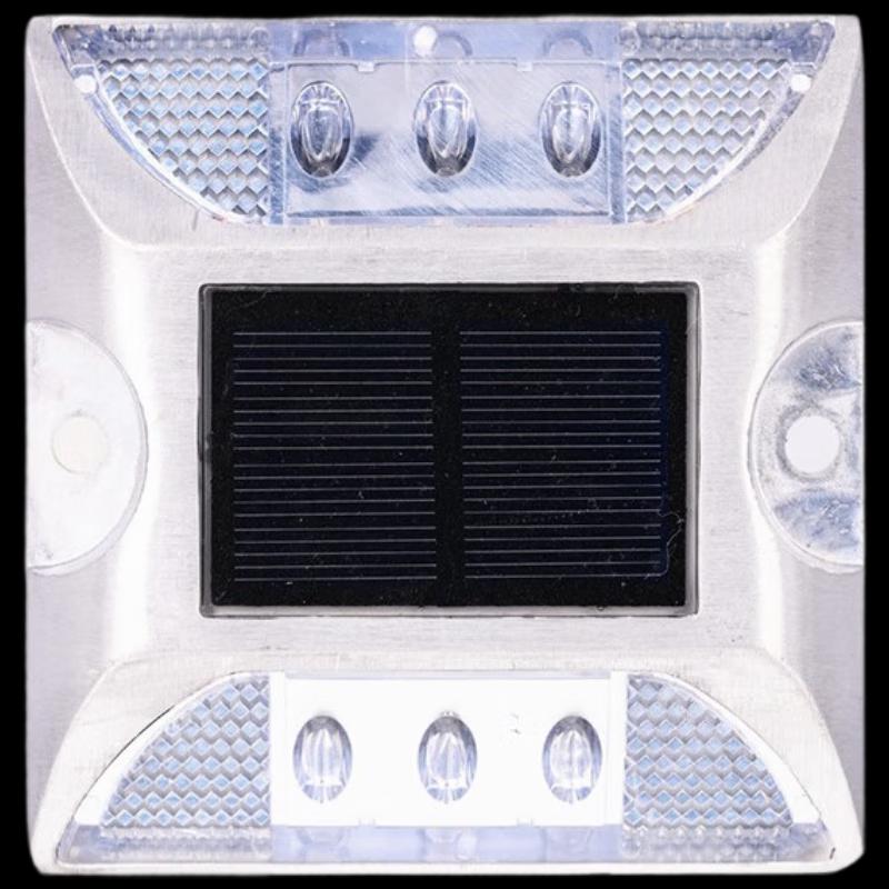 Солнечный литой алюминиевый дорожный катафот-предупреждающий фонарь