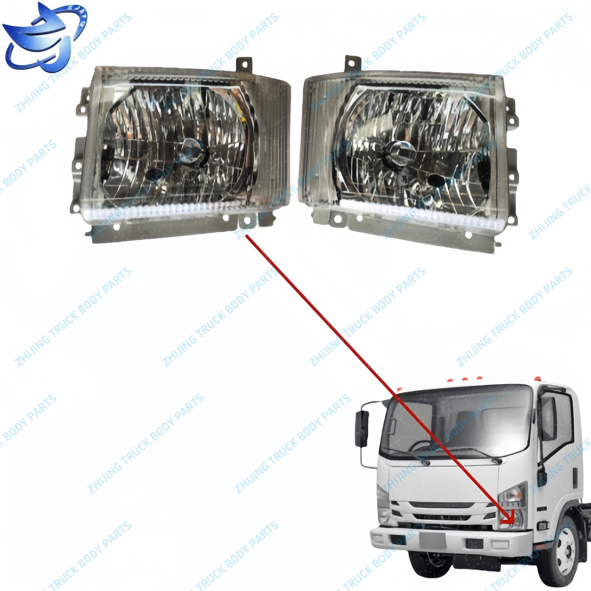 2008 ISUZU 700P NPR LED Headlight - Plastic Truck Body Part