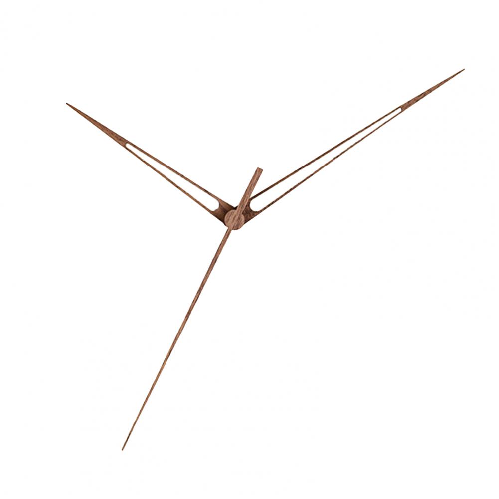 3Pcs/Set Durable Wall Clock Hands Long Clock Hands Solid Wood Repair Parts Wall Clock Hands Insert Kits