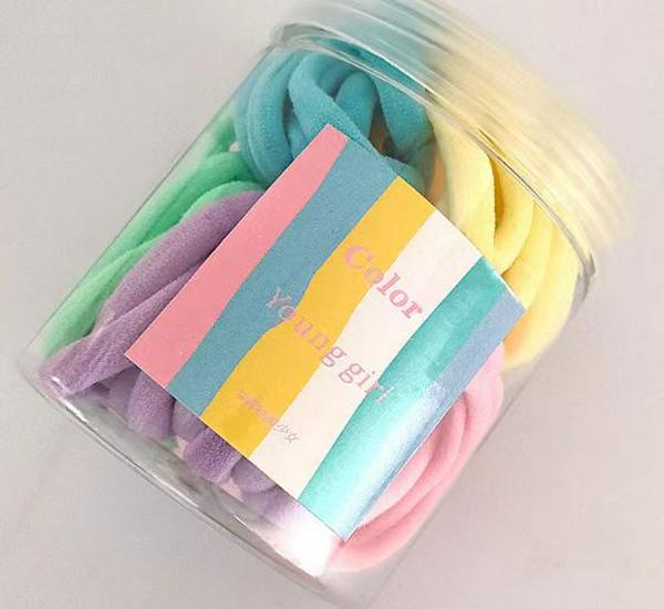 

Гумки для волосся цукеркового кольору - 50 високоякісних гумок для хвостиків і аксесуарів