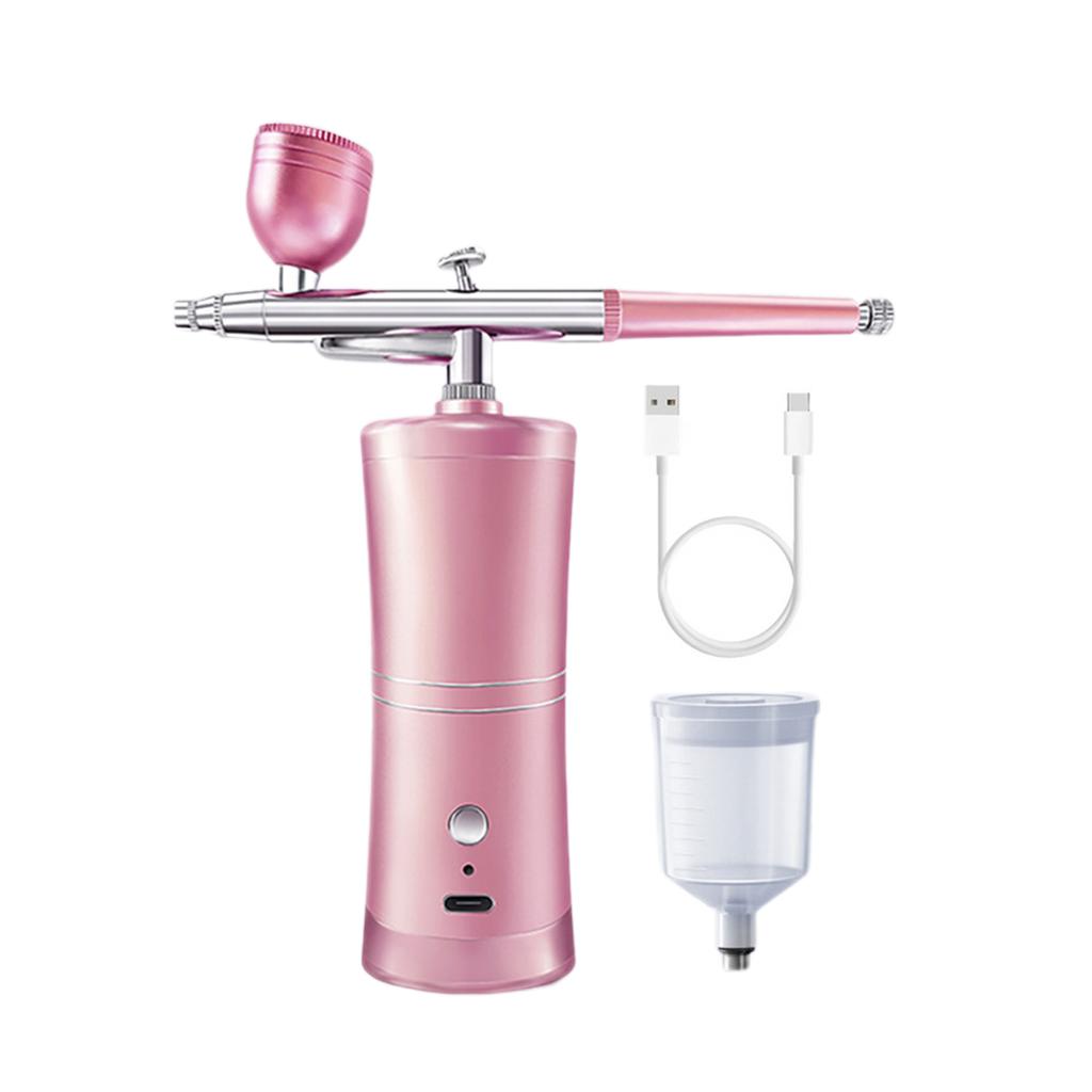 Airbrush Kit with Compressor High Pressure Cordless Airbrush Guns Portable Double Action Airbrush Compressor Handheld