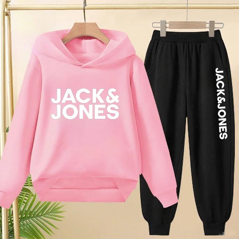 Boys Hoodies Sweatshirt +Pants New Jack print clothes Sets Fashion Girls Hoodies Game Spring Autumn sweatshirt Clothes
