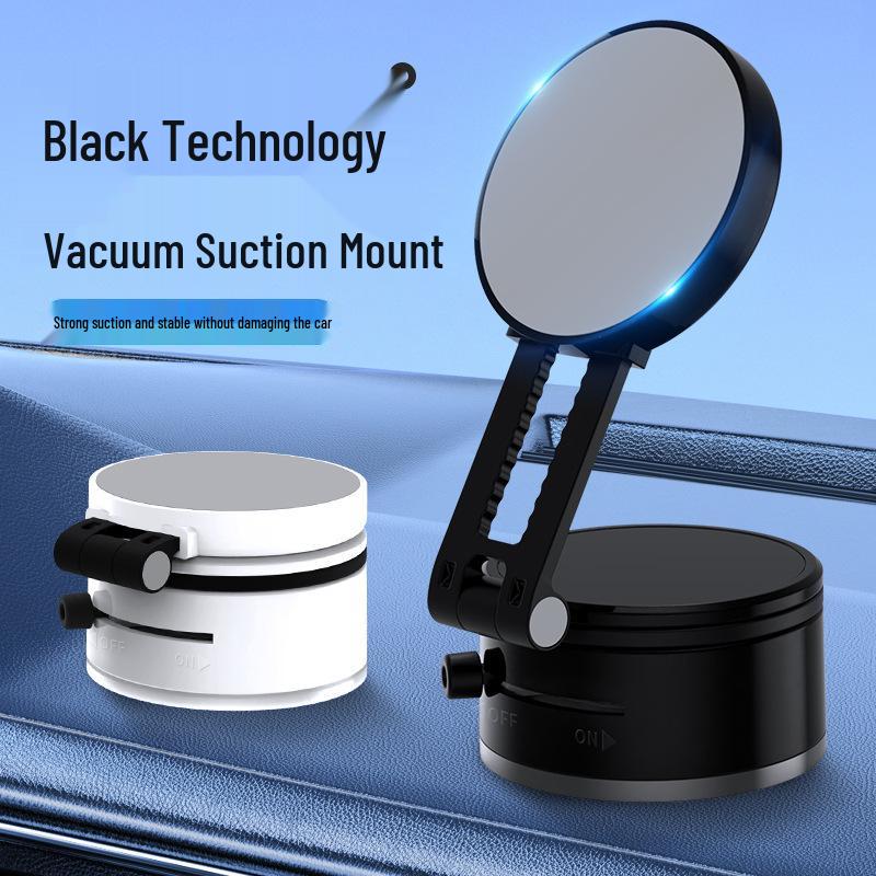 Cross-Border Magnetic Phone Holder: 360° Rotating Suction Cup for Stable Car Navigation