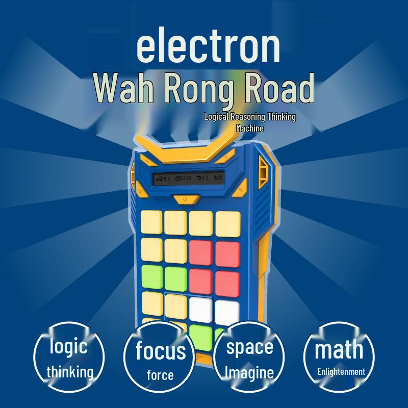 LCD Children's Smart Handheld Huarong Road Puzzle Toy