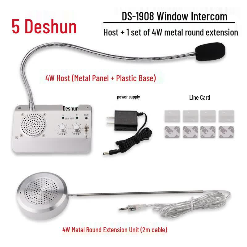Wired Window Intercom System
