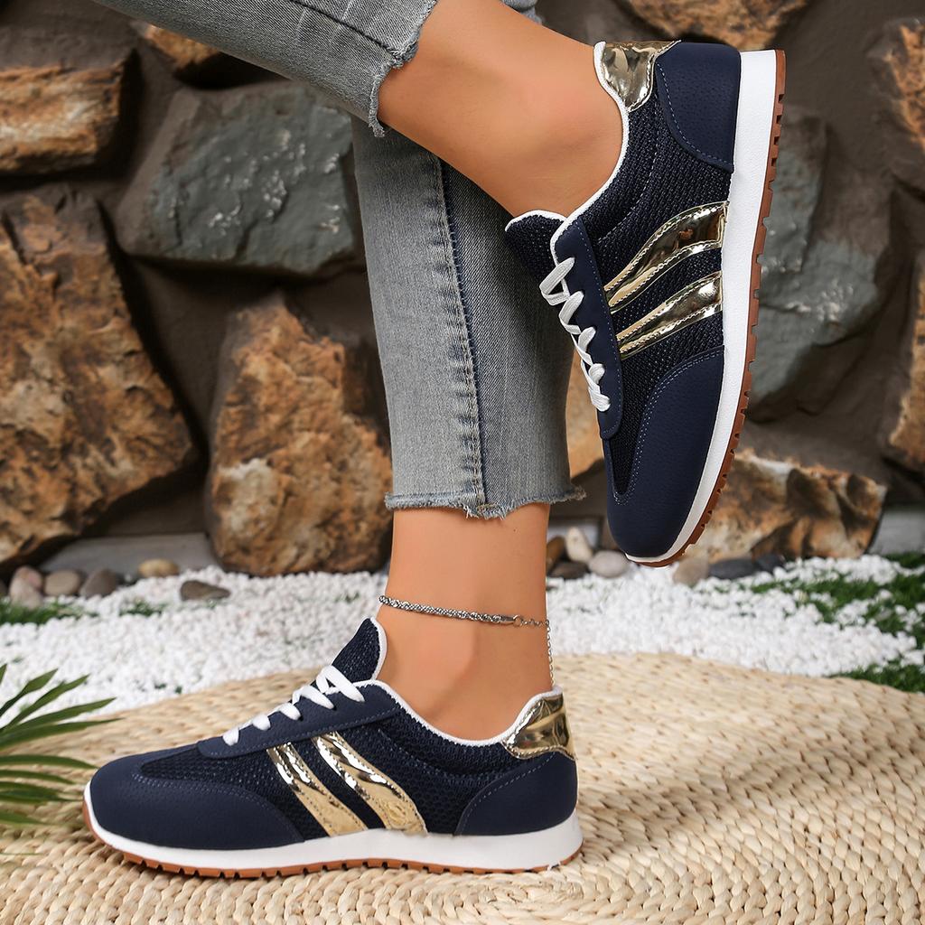 Fashion New Casual Running Shoes for Women In Spring and Autumn, with Flat Mesh Surface, Breathable, Comfortable and Fashionable