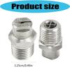 Steel Fan Shaped High Pressure Nozzle with Stabilizer High Performances Jet for Efficient Cleaning & Washing