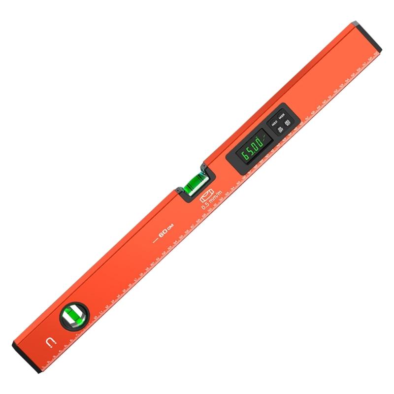 Precisions Digital Level Ruler,Magnetic Level Ruler,Aluminum Spirit Bubble Level Gauges Level Protractor