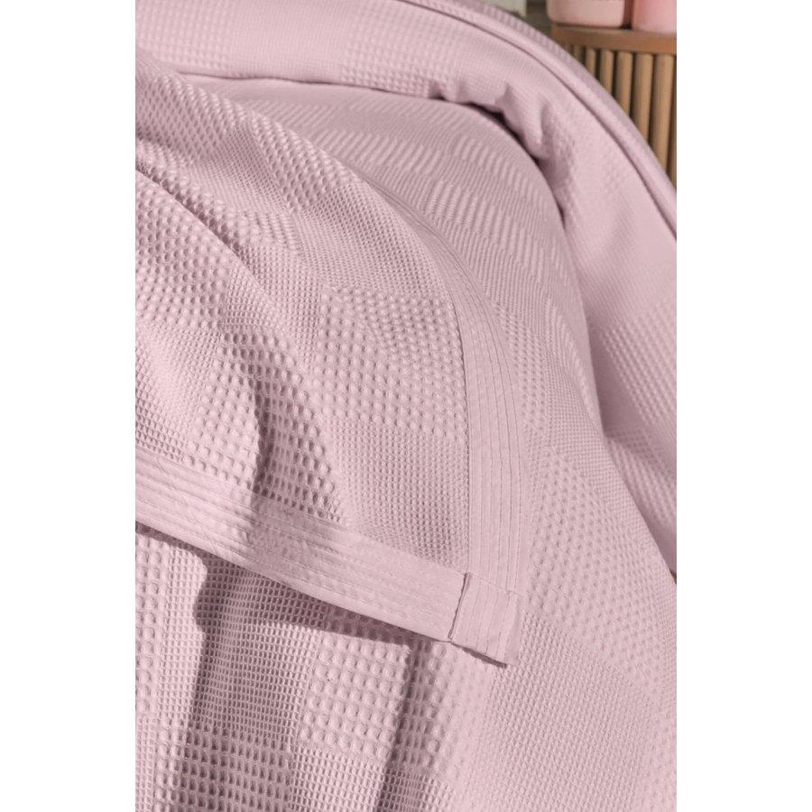 100 % Baumwolle, King-Size-Größe, 240 x 260 cm, Mehrzweck-Tagesdecke, Piqué-Sommerdecke, Sommerdecke