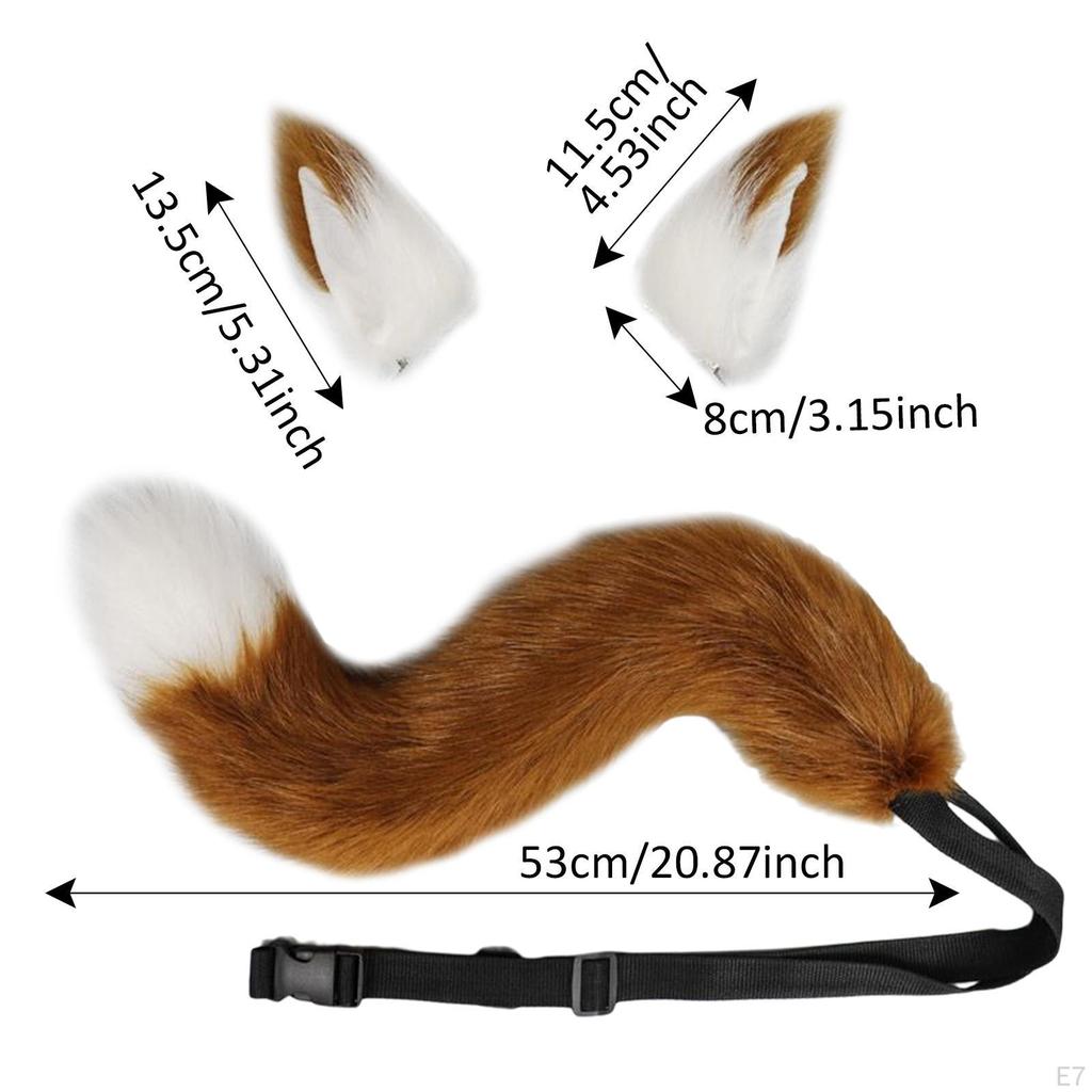 Ears Tail Cosplay for Party Adults Children