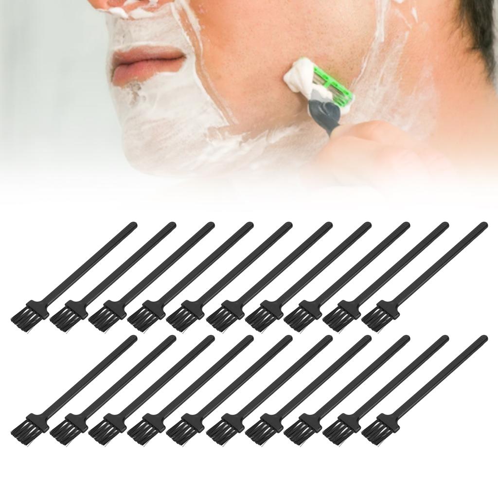 20 Packs Electric Shaver Brush Small Cleaning Plastic Brush for Razor Computer Keyboard