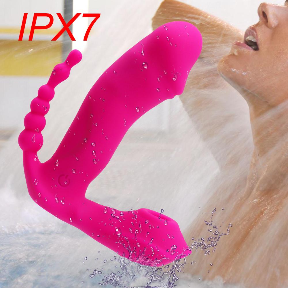 3 In 1 Sucking Vibrator For Women Dildo Clitoris Anal Vagina Stimulator G-Spot Vibration Erotic Sex Toys For Adult Gay Couple