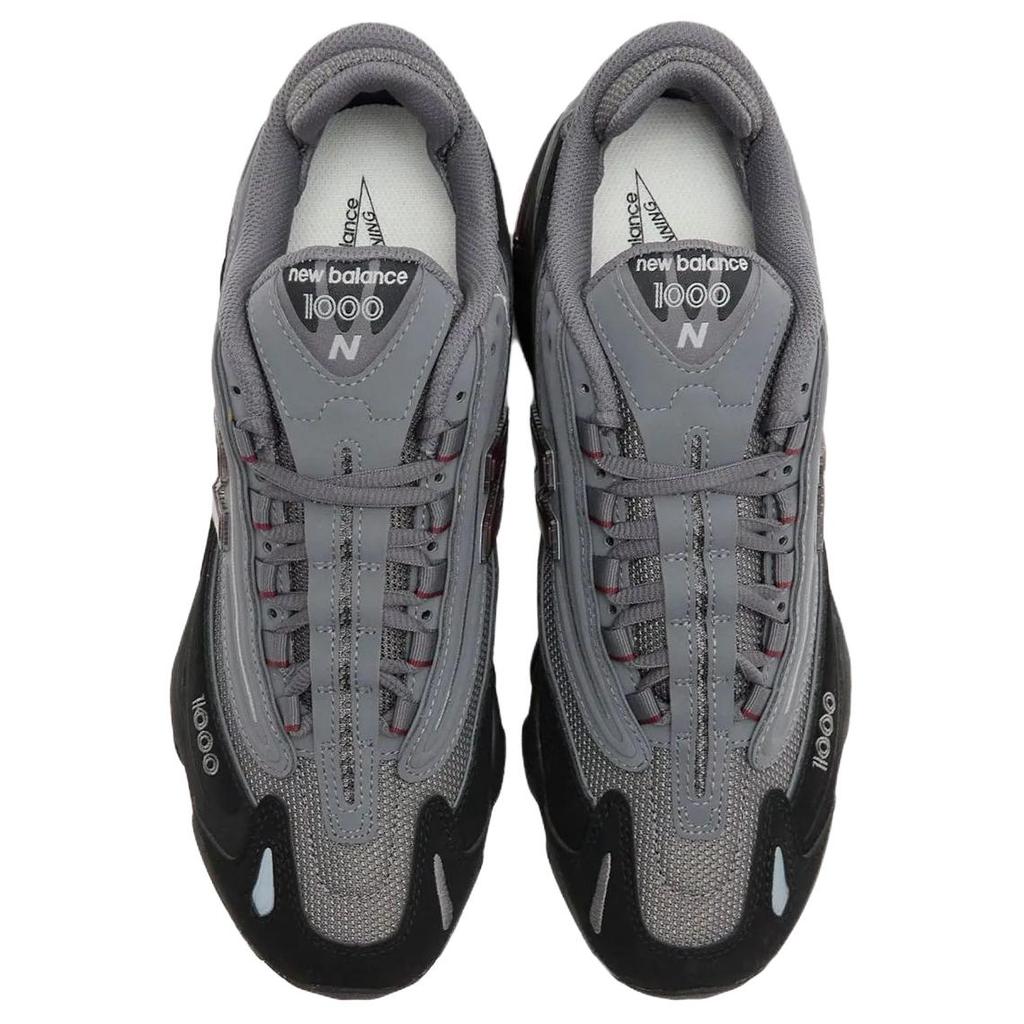 New Balance JD Sports X  NB 1000 Classic Comfortable Running Shoes Unisex Sneaker Gray Black M1000JBR