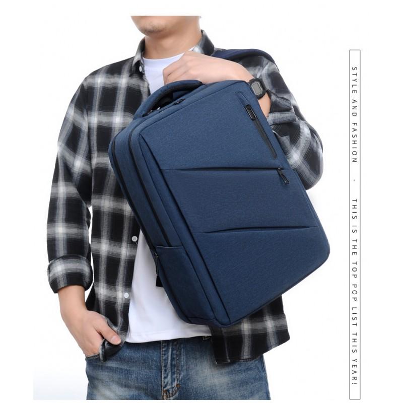Large Capacity Business Backpack Women Men 15.6 Inch Laptop Travel Bag Oxford Fabric Waterproof Anti-Theft Commuter